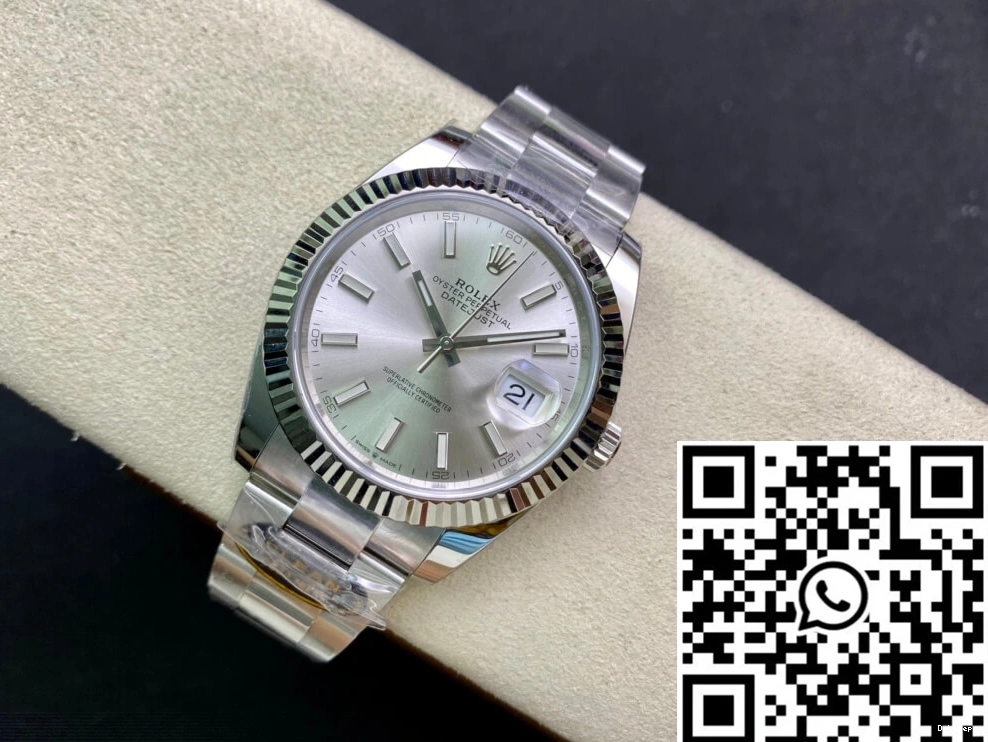 Rolex Silver M126334-0003 Dial Factory Datejust Clean 0813